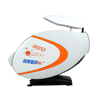 Fauteuil de massage commercial moderne pour aéroports, gares, centres commerciaux, avec physiothérapie infrarouge et massage corps entier zéro gravité