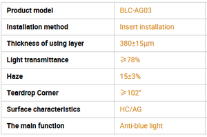 Protection d'écran anti-lumière bleue HD transparente mate anti-reflet amovible personnalisée pour Macbook Air 13.6 pouces - Product Image 5