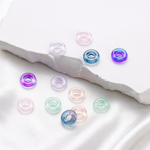 Perles rondes en verre, perles d'espacement colorées, perles rondes en vrac pour la fabrication de bracelets, accessoires de bijoux DIY, emballage en vrac - Product Image 2