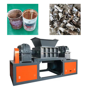 Scrap Plastic Twin Shaft E Waste Scrap Metal Plastic Shredder With Ce