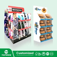 Étagères de présentation de chapeaux en carton personnalisées, présentoir de vente au détail pour casquettes de baseball, support de rangement pour boutiques