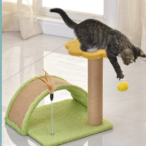 Blumen förmiger Katzen kriech rahmen Niedlich Ein kleiner Kratz baum Sisal säule Haustier bedarf Katze Interaktives Spielzeug. - Product Image 4