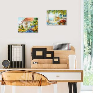 Tablero de dibujo de lona Tablero de lona de 5x7 pulgadas 24 Paquete a granel 8 Oz <span class=keywords><strong>Triple</strong></span> imprimado 100% Algodón Sin ácido Mini tableros de panel de lona en blanco - Product Image 6
