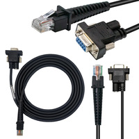 Cable RS232 de 5V RJ45 a DB9 para Escáner de Código de Barras Datalogic PD9530 D8300 PD8330 PD9500 PM9500 PBT9300, Longitud del Cable 2M
