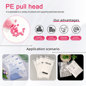 Tùy Chỉnh Nhiều Màu Sắc Không Thấm Nước PE Dây Kéo Puller Thanh Trượt Nhựa Dây Kéo Thanh Trượt Tiêu Đề Sử Dụng Cho Lưu Trữ Đóng Gói Túi - Product Image 5