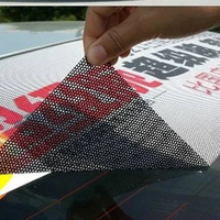 Film Vinyle Perforé à Vision Unidirectionnelle pour Publicité sur Véhicules : Graphiques Personnalisés avec Logo pour Bus et Flottes Automobiles