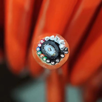 Cable Coaxial CCTV HD SDI 3G SYV75-5 Personalizado, Delgado y Flexible, 75 Ohm RG6, Cobre Trenzado, Aislamiento de PE, Energía Industrial ROUSHENG