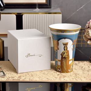 Vase de table en céramique de luxe contemporain, décoration écologique pour la maison, salon, occasion de mariage - Product Image 5