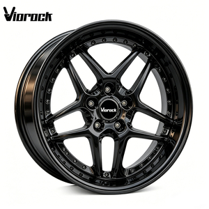 Jantes en alliage forgées Viorock Chrome 2 pièces 5x120 4x100 5x108 6x139.7 5*114.3 compatibles avec X8 C7 C8 M2 M3 <span class=keywords><strong>Mustang</strong></span> F12 GTR Camaro - Product Image 6
