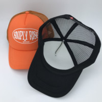 Yukaihe Custom Logo 5 Panel Print Mesh Hoed En Schuim Trucker Cap Verstelbare Band
