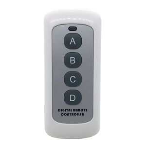 Control remoto inalámbrico de 433Mhz y 4 teclas para automatización del hogar, carcasa de plástico con transmisión de señal de largo alcance - Product Image 2