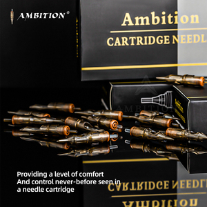Ambition Cono medio 0,35mm 5M1 7M1 9M1 11M1 13M1 15M1 17M1 23M1 Cartuchos 5RM 7RM 9RM 23RM 25RM <span class=keywords><strong>Agujas</strong></span> de tatuaje <span class=keywords><strong>Magnum</strong></span> <span class=keywords><strong>curvas</strong></span> - Product Image 5