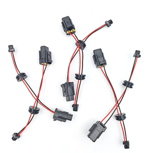 Kabel Harness Lampu Rem Terpasang Tinggi Custom Auto 2-Pin Connector FLRY-B-0.35mm dengan Selubung DJ70218Y dan Terminal 301F-2122S - Product Image 1