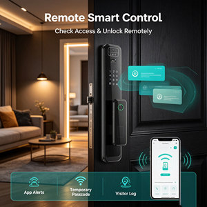 Fully Automatic Face Palm Smart <b>Lock</b> with Visual Cat Eye Tuya App Remote Control Fingerprint Smart Door <b>Lock</b> for Home Apartment - Product Image 5