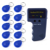 Máquina Copiadora de Llaves RFID Portátil a Precio de Fábrica, Lector de Llaves ID Regrabables, Duplicador RFID de 125kHz, ABS