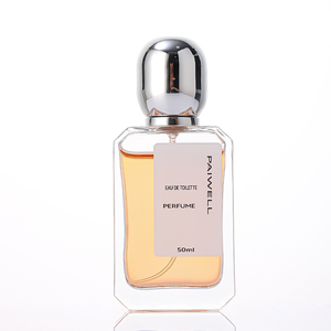 Design di lusso 50 <span class=keywords><strong>ml</strong></span> vuota bottiglia di profumo di vetro quadrato con tappo d'argento - Product Image 2