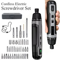 Tournevis électrique sans fil rechargeable, mini perceuse avec réglage de couple, kit de tournevis électrique USB-C Mag