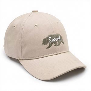 Casquette de baseball unisexe en coton à 6 panneaux, personnalisable avec logo brodé, style sport réglable, caractéristique de tissu courante, vente en gros - Product Image 1