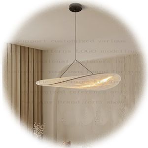 Maßgefertigte Kunst-Designer Seidenstoff Pendelleuchte Hotel Schlafzimmer LED Hängelampe Heim Nordisch Modern Minimalistischer Kronleuchter - Product Image 3