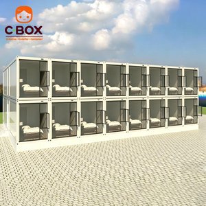 บ้านสำนักงานเคลื่อนที่แบบตู้คอนเทนเนอร์ 3 ชั้น สำหรับที่พักแคมป์ขุดเหมืองสำเร็จรูปแบบโมดูลาร์ ประกอบง่ายจากโรงงาน Cbox Wholesale - Product Image 2