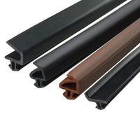 Joint d'étanchéité pour porte et fenêtre en TPE PVC insonorisant de type fente, bande d'étanchéité en aluminium pour portes et fenêtres
