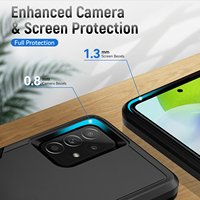 Étui semi-encapsulé en TPU antichoc pour A52S 5G S20 FE S21 FE S22 S23 Ultra et autres modèles