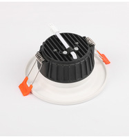 COB Trimless encastré vers le bas de la lumière pour l'hôtel Led Downlight projecteurs de plafond