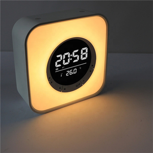便携式蓝牙音箱 RGB LED 灯 FM 收音机 无线充电 闹钟 温度计 白噪音 婴儿助眠器 家用 - Product Image 5