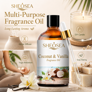 Oli Essenziali al Profumo di Cocco e Vaniglia per Aromaterapia, Ideali per Diffusori Domestici - Product Image 4