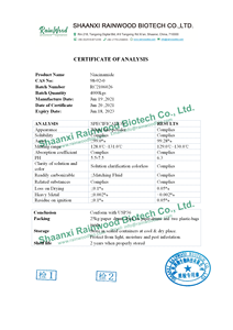 Poudre de <span class=keywords><strong>niacinamide</strong></span> de vitamine <span class=keywords><strong>B3</strong></span> certifiée HACCP <span class=keywords><strong>Niacinamide</strong></span> de qualité cosmétique - Product Image 3