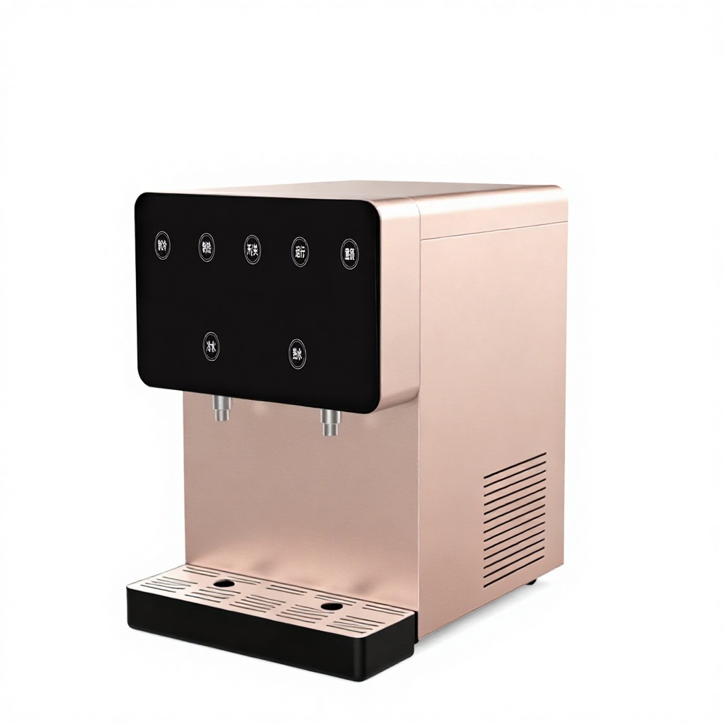 Distributeur d'eau en or rose