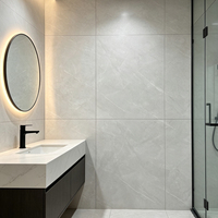 Carreaux de mur de salle de bain en porcelaine mate vintage 300x600, carreaux de sol en céramique rustique effet marbre pour douche, certifiés CE, pour intérieur