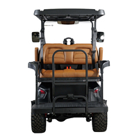 Voiturette de golf électrique populaire avec contrôleur 72V, 4 places, modèle DC-H-F2+2, rehaussée, pour la chasse