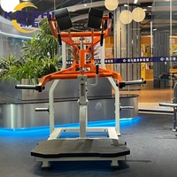 Équipement de musculation professionnel Kaishi HM-6003 Super Hack Squat Machine à charge par disques robuste pour l'entraînement des muscles du bas du corps, des fessiers et des quadriceps