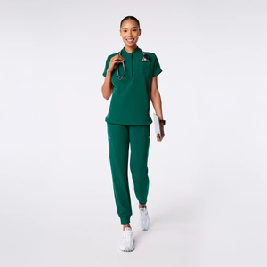 Tenues médicales personnalisées Bestex pour hôpital, spa, femmes, uniformes médicaux, uniformes dentaires, uniformes de beauté, salon de beauté, ourlet arrondi - Product Image 2