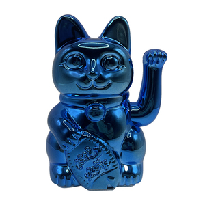 2025 kucing keberuntungan beruntung dengan lengan melambai 15cm baterai kucing Maneki Neko Feng Shui dioperasikan kucing keberuntungan Jepang untuk dekorasi rumah - Product Image 3
