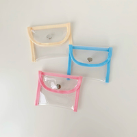 Trousse de toilette de voyage personnalisée et personnalisée Trousse à cosmétiques pour femmes Trousse de maquillage transparente en PVC étanche