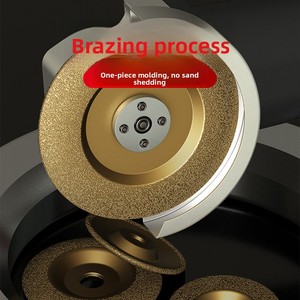 Disco Abrasivo Diamantato Brasato BEILI, <span class=keywords><strong>Mola</strong></span> <span class=keywords><strong>per</strong></span> <span class=keywords><strong>Smerigliatrice</strong></span> Angolare ad Alta Durezza <span class=keywords><strong>per</strong></span> Ghisa Grigia e Acciaio Inossidabile - Product Image 4