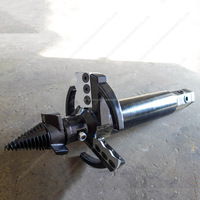 Alat Pemotong Tunggul Pohon Auger Drive Stump Planer Attachment untuk Excavator Skid Steer Loader dengan Gigi Karbida untuk Pembuangan Tunggul