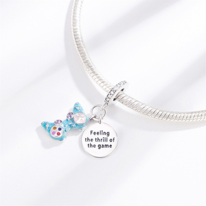 <span class=keywords><strong>Abalorios</strong></span> de Plata con Diseño de Mando de Videojuego para Pulseras Originales, Joyería para Gamers, Regalo de Cumpleaños para Hija o Sobrina, Berluque - Product Image 6