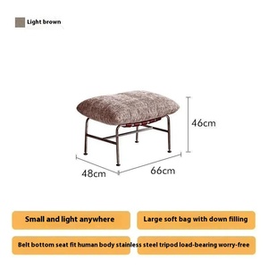 Silla de salón de diseño moderno para el hogar, Bar, sofá individual de lujo con bolsa suave lavable extraíble, sala de estar de ocio accesible - Product Image 6