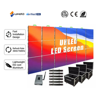 Panel LED UHLED Impermeable de 500x500mm para Alquiler de Escenarios, Pantalla LED para Exteriores P2.6 P2.9 P3.91 7680Hz para Conciertos y Eventos