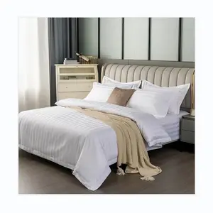 Groothandel 5 Sterren Hotel 100% Katoenen Laken Luxe Hotel Flat Laken Sets Beddengoed Sets