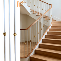 Produit phare : Balustre en fer forgé blanc et noir simple de 5/8 po avec embout pour escalier intérieur et garde-corps de balcon