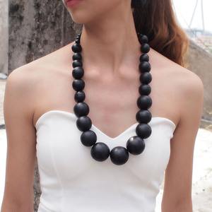 Moda <span class=keywords><strong>Perline</strong></span> <span class=keywords><strong>Colorate</strong></span> Chokers Collana Dei Monili Africano Dichiarazione di Collane di <span class=keywords><strong>Perline</strong></span> di Legno Collana Lunga Delle Donne - Product Image 5