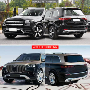 Kit carrosserie pour Mercedes Benz GLS X167 : modification et amélioration 2020-2023, pare-chocs avant S680, calandre, garde-boue, pare-chocs arrière, lèvre arrière. - Product Image 2