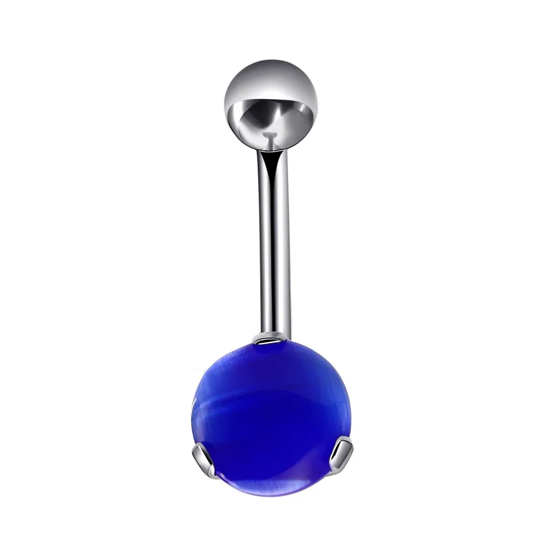 Eternal Metal Titanium Belly Button anello ombelico con Set di punte zircone ASTM F136 Piercing Body Jewelry