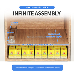 Présentoir Organisateur de Marchandises <span class=keywords><strong>pour</strong></span> Supermarché, Distributeur Poussoir en Plastique <span class=keywords><strong>pour</strong></span> Barres de Chocolat, Plateau Poussoir <span class=keywords><strong>pour</strong></span> Cigarettes et Tabac, Système de Poussoir d'Étagère - Product Image 3