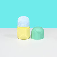 Rouleaux de glace en silicone personnalisés pour massage facial rafraîchissant, soin de la peau, moule à glaçons portatif, anti-rides, raffermissant pour les yeux