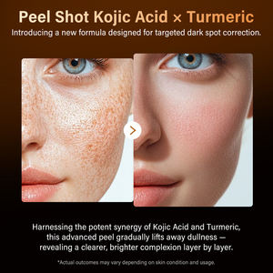 Sérum à l'acide kojique et au curcuma Peel Shot 80 ml pour le soin des taches brunes, exfoliant les peaux mortes, soin de la peau coréen, exfoliant pour tous les types de peau, sérum pour le visage - Product Image 3